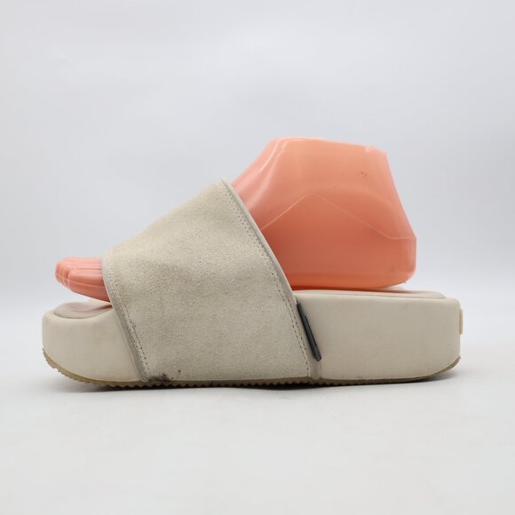 Adidas Y-3 Slide Platform Off White Suede Men’s 5 Women 6 Yohji Yamamoto GW8630 main image 6